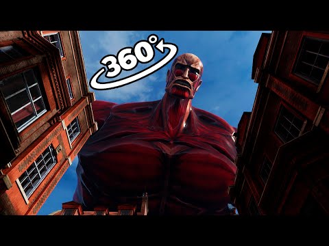 VR 360° TITAN ATTACKS THE CITY | Attack of the Titans movie