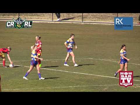2017 Canberra RL Round 18 Ladies League Tag Highlights - Gungahlin Bulls v Woden Valley Rams
