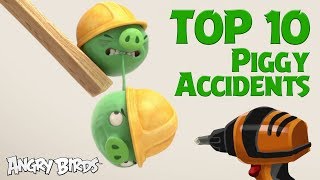 Angry Birds - Pigs at Work | Top 10 Accidents