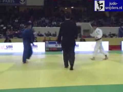 Judo 2009 Paris: Shishime (JPN) - Muskhiyev (AZE) [-55kg] final.