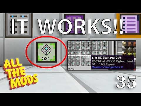 Minecraft : All The Mods 1.10.2 : #35 - IT'S FINALLY WORKING! (AE2)