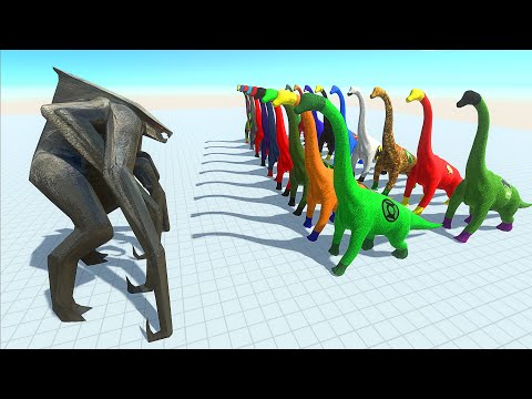MUTO FEMALE VS SUPER BRACHIOSAURUS - Animal Revolt Battle Simulator