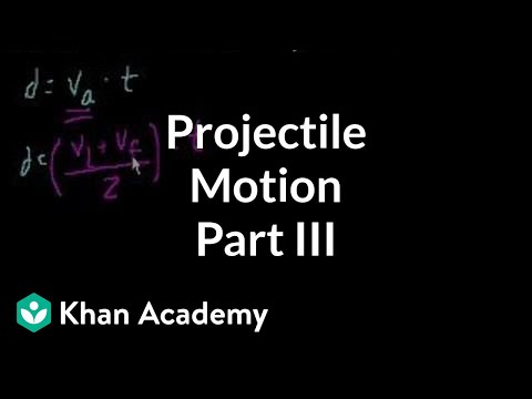 Projectile Motion Part 3