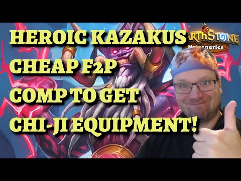 BUDGET Heroic Kazakus for Chi-Ji Equipment (Hearthstone Mercenaries Bounty Guide)