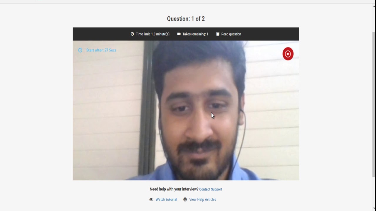 Oneway Interview Tutorial