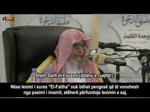 A e kam detyrë plotësimin e leximit të sures "El-Fatiha"? - Shejh Feuzan