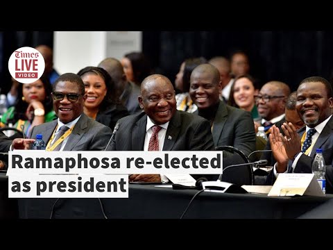 Ramaphosa re elected as president