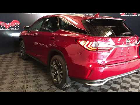 Red 2019 Lexus RX 350L Luxury Package 7 Passenger Review Edmonton Alberta