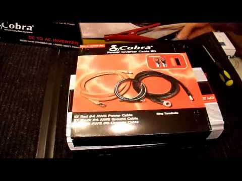 Cobra Inverter Review Part3 - Cables and Cable Kit Review