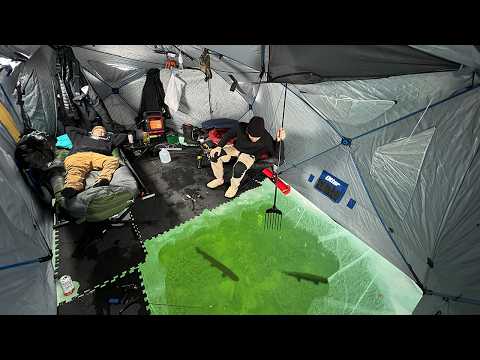 3 Days Ice Camping with a Giant Hole