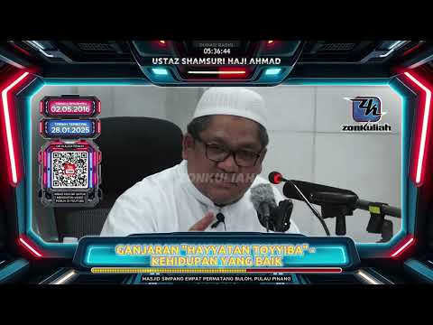 TAZKIRAH : Ganjaran Kehidupan Yang Baik (Doa Minum Air Zam-zam) - Ustaz Shamsuri Ahmad