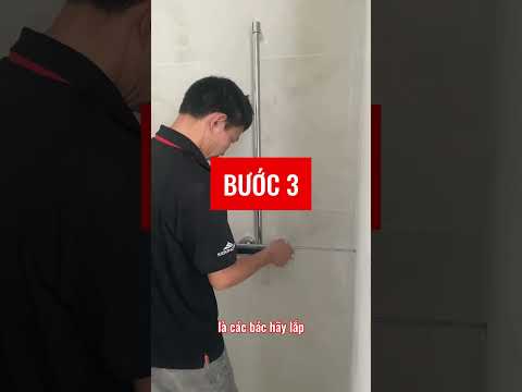 Cách lắp đặt sen tắm