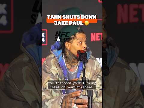 Tank Davis SHUTS DOWN Jake Paul! #ufc #mma #boxing #jakepaul #tankdavis #shorts