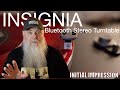 Insignia Turntable From Best Buy Initial Impressions