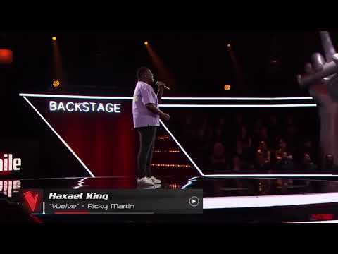 haxael king en the voice chile 2023 tema vuelve de Ricky Martin.