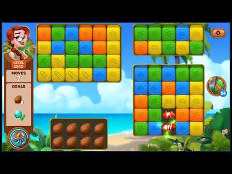 Lost Island Blast Adventure Level 1342 - NO BOOSTERS 🏝️ | SKILLGAMING ✔️