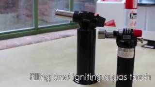 Filling and Igniting a Jewellers micro torch