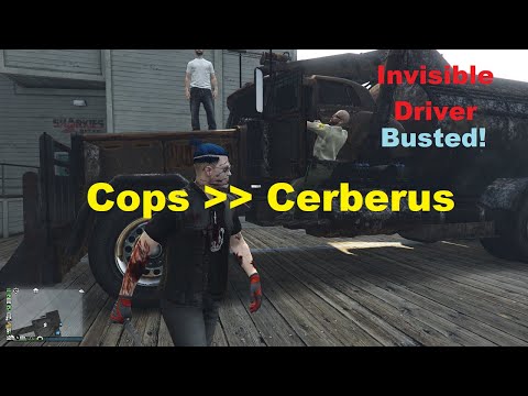 Trolling With The Cerbrus - Cops vs Cerberus | GTA Online Halloween Event