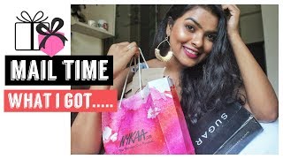Mail / Gift Time 🎁| What I Got From  Nykaa, Sugar, Rakhi Gift, My Family 💣🎉