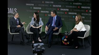 Goalkeepers 2019: Panel discussion Jacinda Ardern, Pedro Sánchez, and Bill and Melinda Gates. video
