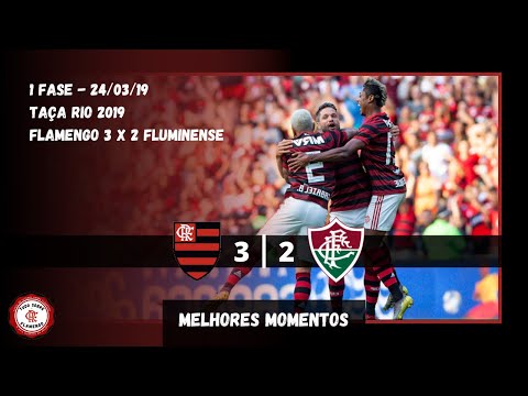 Flamengo 3 x 2 Fluminense - TAÇA RIO 2019 - Melhores Momentos