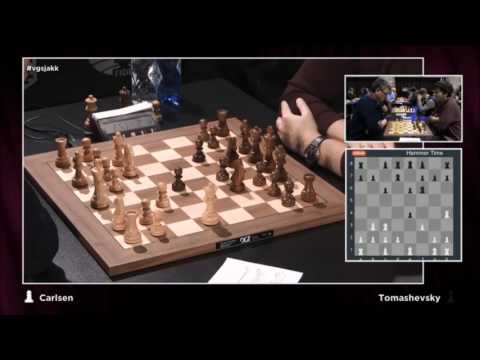 Magnus Carlsen Use Offbeat Opening to Beat Tomashevsky on World Blitz 2015
