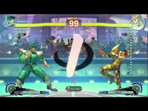 GamerBee [Adon] vs AOI MOMO [Bison] SSF4 Japanese Online Ranked Matches - TRUE HIGH-DEF