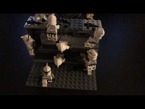 Small scale MOC of a Clone ambush on a droid convoy.