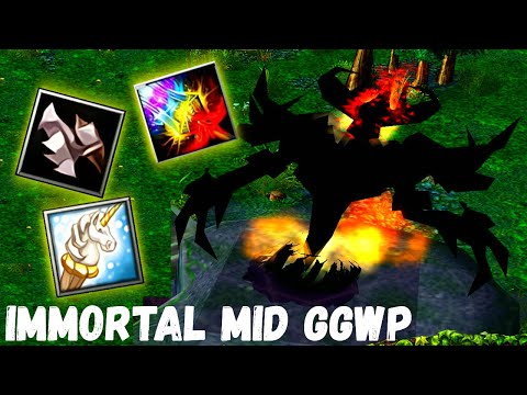 Shadow Fiend Mid - Insane Magic Build || In† vs Black~Baron || RGC