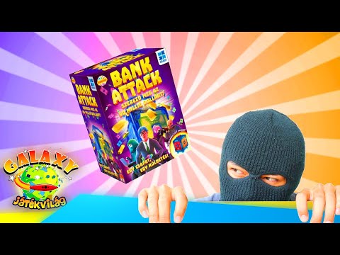 Bankot Raboltunk! - Bank Attack Társasjáték Bemutató - Galaxy Játékvilág