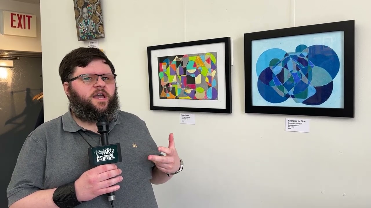 George Anderson Discusses His Newest Artwork at the West Orange Art Gallery, West Orange, NJ