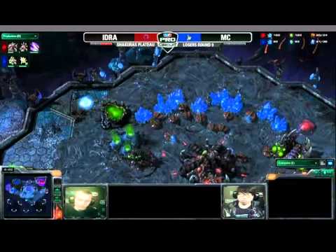 MLG Columbus 2011 - Starcraft II - Game 1 - EGIdra (Z) VS oGsMC (P) Part 1/1