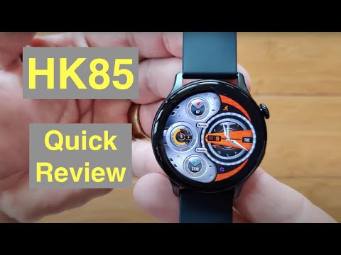 LEMFO HK85 AMOLED Always-on 1.43” 466*466 BT Call IP68 Waterproof Dress Smartwatch: Quick Overview
