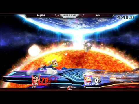 VS Weekly 1/7/16 - Losers Semis - MVD (Mario/Luigi) vs. Josh (Diddy/Sheik) - Smash 4