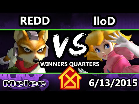 DTH - VGBC | Redd (Fox) Vs. VGz | lloD (Peach) SSBM Winners Quarters - Smash Melee