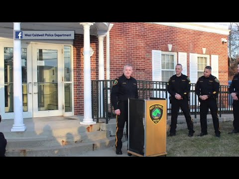 NJ West Caldwell Police Department’s Walk Out Ceremony