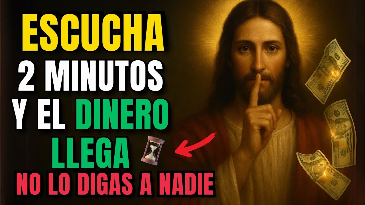 DIOS DICE: ¡NO SE LO DIGAS A NADIE! ESCUCHA ESTO 2 MINUTOS Y EL DINERO APARECERÁ DE LA NADA – MIGUEL