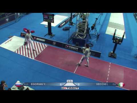 T16 VECCHI Irene - EGORIAN Yana, 29 May Moscow Sabre 2016