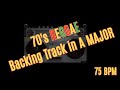 Reggae RUB-A-DUB Backing Track in A Major, 75 BPM