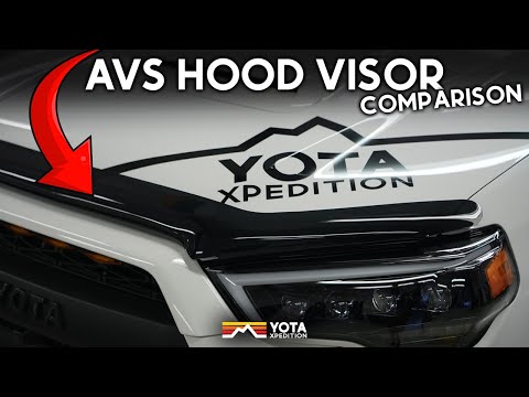 AVS Hood Bug Deflector Visor Comparison | Toyota 4Runner