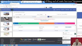 Awareness Webinar Programme for Advocates on the topic “eFiling and eCourt Services”;?>