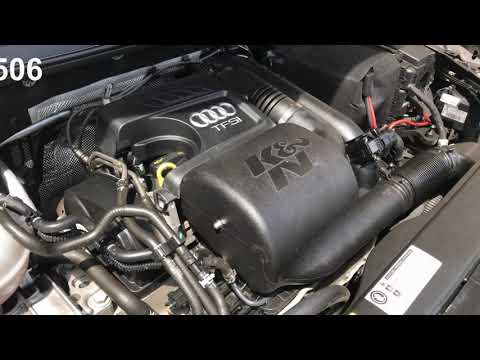 K&N enclosed air filter housing 57S-9506 on an Audi A3 1.4TSi