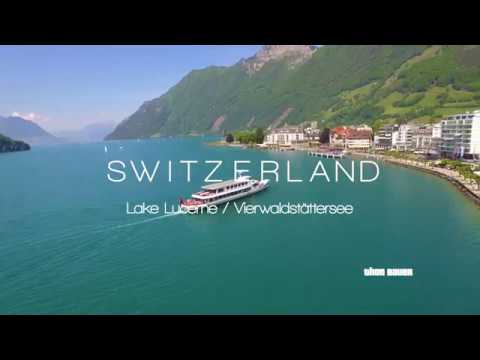 Switzerland - Lake Lucerne - Aerial Drone Video in 4K