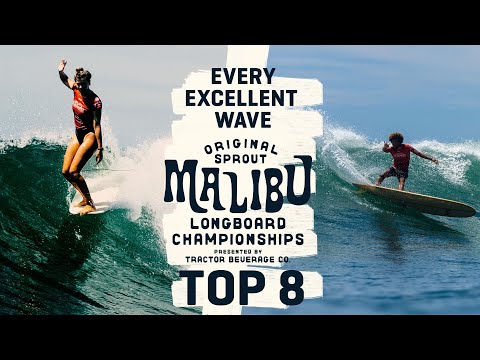 Every Excellent Wave From The 2023 Original Sprout Malibu Longboard Championships Top 8