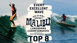 Every Excellent Wave From The 2023 Original Sprout Malibu Longboard Championships Top 8