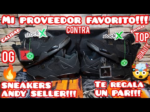 🔥SNEAKERS ANDY SELLER MI PROVEEDOR FAVORITO 1000% RECOMENDABLE🤑 CALIDAD OG VS TOP QUALITY BLACK CAT🤯