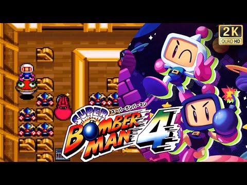 SUPER BOMBERMAN 4 - FULL GAME | Walkthrough - Sem Comentário { PC 2K 60 FPS }