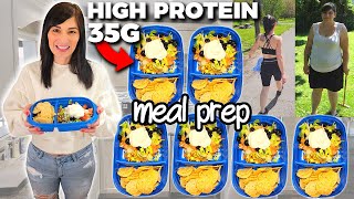 My Easy HIGH PROTEIN Meal Prep | Exactly How I Lost 130 Pounds of Fat