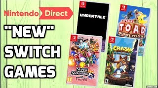 Smash Bros, Crash, Captain Toad and more for Switch! - Nintendo Direct Indepth Analysis! - THGM