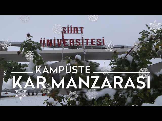 Siirt University vidéo #1